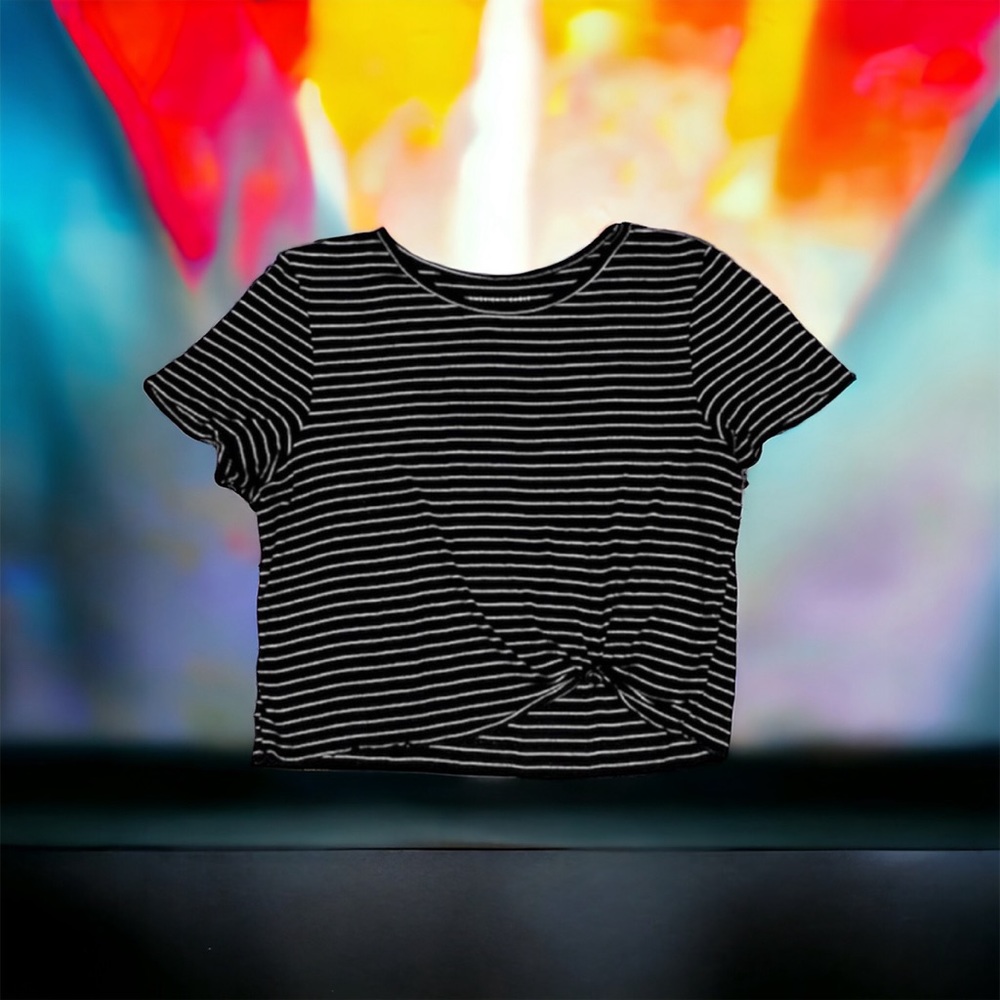 American Eagle striped soft & sexy rib tee